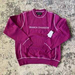 Bianca Chandon Crewneck Sweatshirt NWT